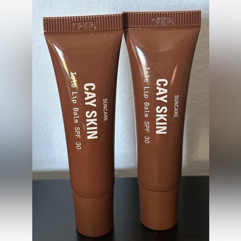 2x Cay Skin Suncare Isle Lip Balm SPF 30 0.35 Oz 10 g Full Size Exp 11/2026